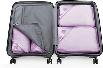 Heys Metallic Packing Cubes -pakkauspussit, 5 kpl, liila, kuva 6