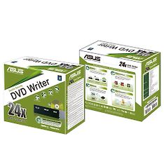 Asus DRW-24D5MT/BLK/G/A 24x DVD+/-RW -asema, musta / retail-pakattu, kuva 2
