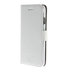 Insmat Exclusive Flip Case lompakkokotelo iPhone 6 / 6s / 7 / 8 / SE, valkoinen