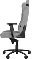 Arozzi Vernazza Soft Fabric Gaming Chair -pelituoli, vaalean harmaa, kuva 4