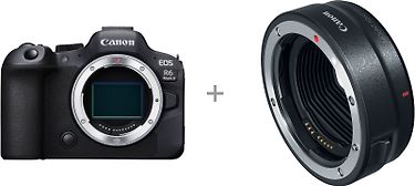 Canon EOS R6 Mark II -järjestelmäkamera + EF-adapteri