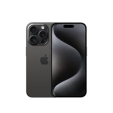 Apple iPhone 15 Pro 256 Gt -puhelin, mustatitaani (MTV13)
