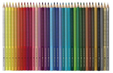 Faber-Castell Color Grip -värikynät peltirasiassa, 36 väriä –  