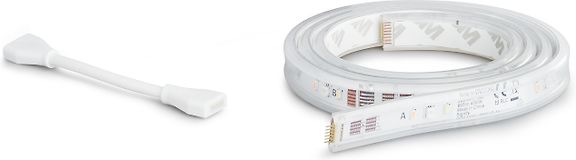 Philips Hue Bluetooth Lightstrip Plus 80-inch Starter Kit White and Color  Ambiance 555342 - Best Buy