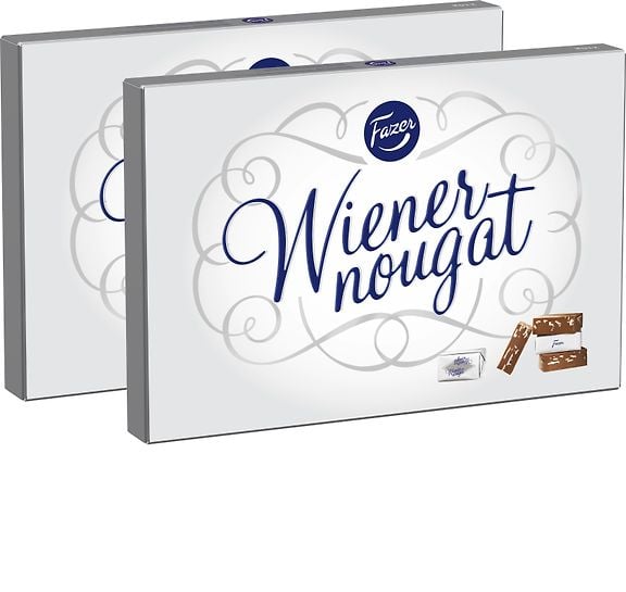 Fazer Wiener Nougat -suklaakonvehteja, 210 g, 2-PACK – 