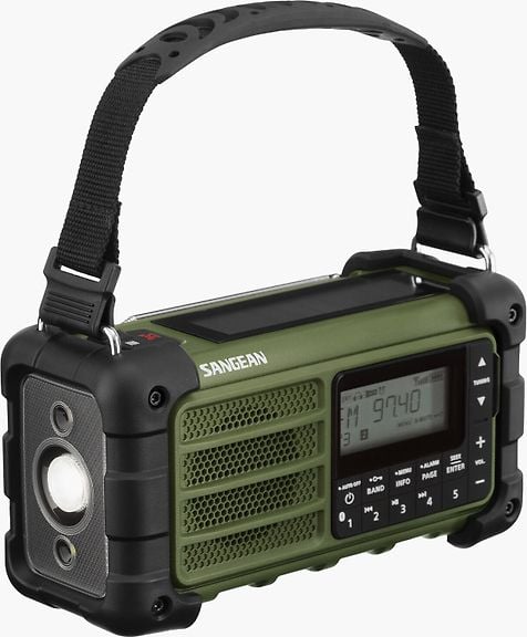 Sangean MMR-99 -ladattava FM-radio, Forest Green – 