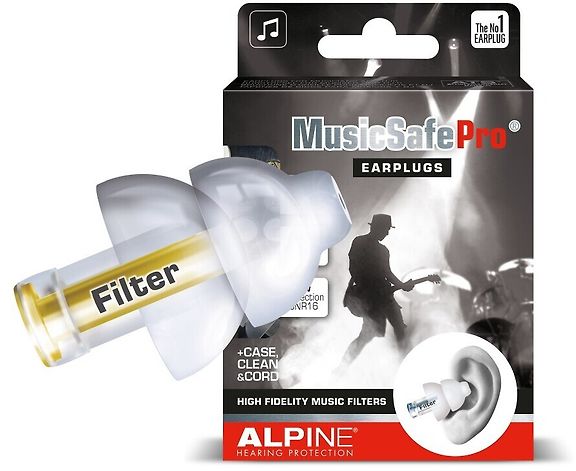 Alpine Musicsafe Pro korvatulpat, transparent – 