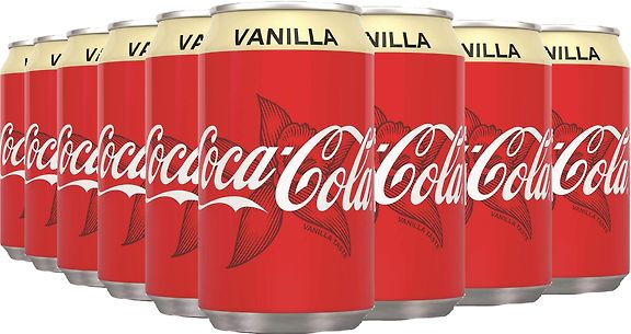 Coca Cola Vanilla -virvoitusjuoma, 330 ml, 24-pack – 
