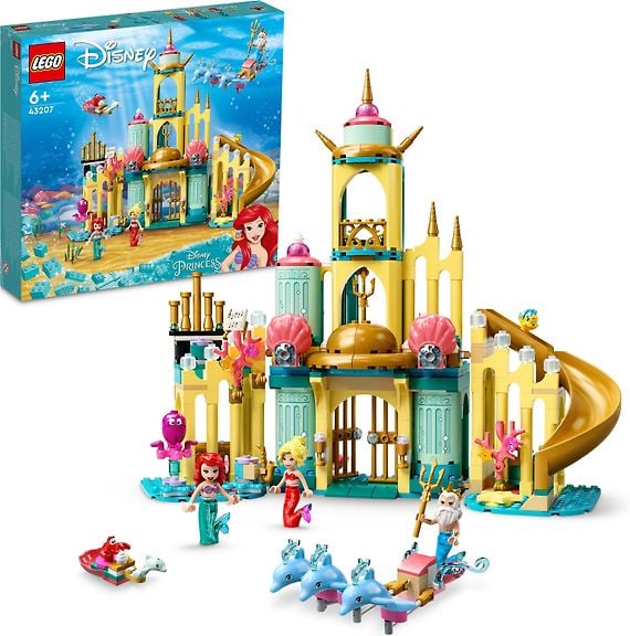 LEGO Disney Princess 43207 - Arielin vedenalainen linna – 