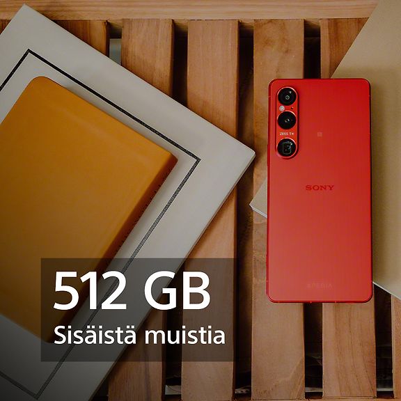 Sony Xperia 1 VI 5G -puhelin, 512/12 Gt, Scarlet
