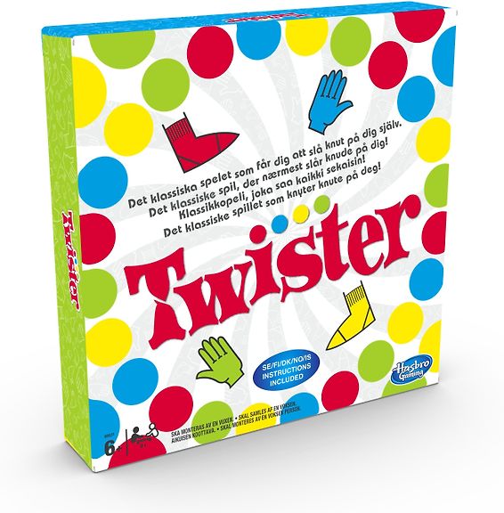 Arvostelut: Hasbro Games Twister -peli – Partypelit – Pelit ja oppiminen –  Lelut – 