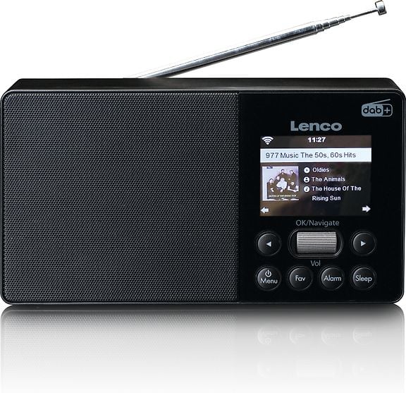 Lenco PIR-510 -kannettava SMART-radio, musta – 