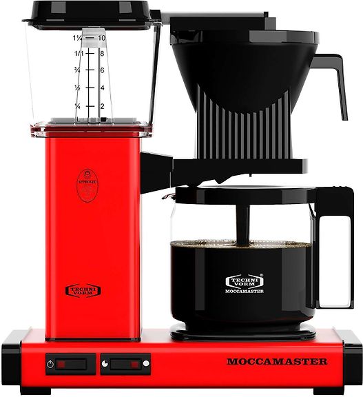Moccamaster Automatic Coffee Maker, Red – Verkkokauppa.com