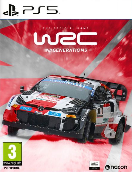 WRC Generations -peli, PS5 –