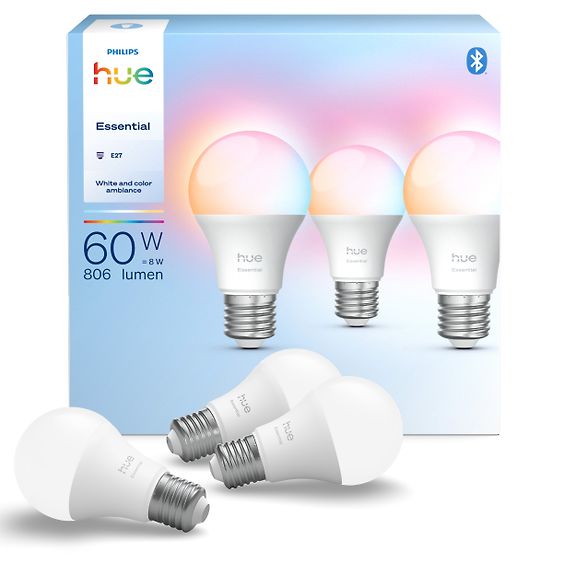 Philips Hue Essential älylamppu, White and color ambiance, E27