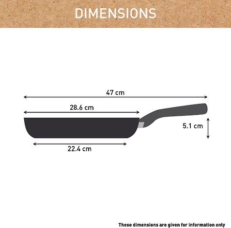 Tefal (RE)NEW+ -paistinpannu, 28 cm, keraaminen pinnoite, harmaa ...