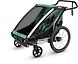 Thule Chariot Lite2 -kaksipaikkainen lastenkuljetuskärry, Blue Grass