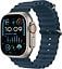 Apple Watch Ultra 2 (GPS + Cellular) 49 mm titaanikuori ja sininen Ocean-ranneke (MREG3)