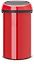 Brabantia Touch Bin 60 l -roska-astia, Passion Red, punainen