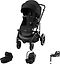 BRITAX RÖMER SMILE 5Z -starttipaketti Space Black, BABY-SAFE PRO -turvakaukalo Space Black ja jalusta