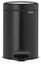 Brabantia Pedal Bin newIcon -roska-astia 3 l, matta musta