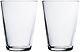 Iittala Kartio -juomalasi, 40 cl, kirkas, 2 kpl