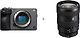 Sony FX30 -videokamera + Sony E 16–55 mm F2,8 G -zoomobjektiivi