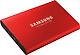 Samsung SSD T5 ulkoinen SSD-levy 500 Gt, punainen