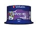 Verbatim DVD+R 16X media 50 kpl spindle-paketissa, 4.7GB, Wide Printable, ei yksittäispaketointia