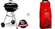 Weber Compact Kettle 47 cm -hiiligrilli + Premium Express -hiilet, 5 kg -aloituspakkaus