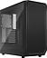 Fractal Design Focus 2 Black TG Clear Tint ATX-kotelo ikkunalla, musta