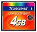 Transcend 4GB CompactFlash 133x muistikortti