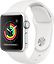 Apple Watch Series 3 (GPS) hopea 38 mm, valkoinen urheiluranneke (MTEY2)