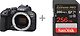 Canon EOS R10 -järjestelmäkamera + 256 Gt -muistikortti